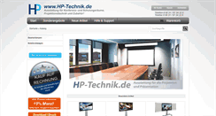 Desktop Screenshot of hp-technik.de