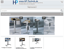 Tablet Screenshot of hp-technik.de